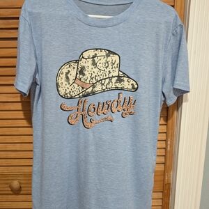 Blue Graphic Short Sleeve Tee